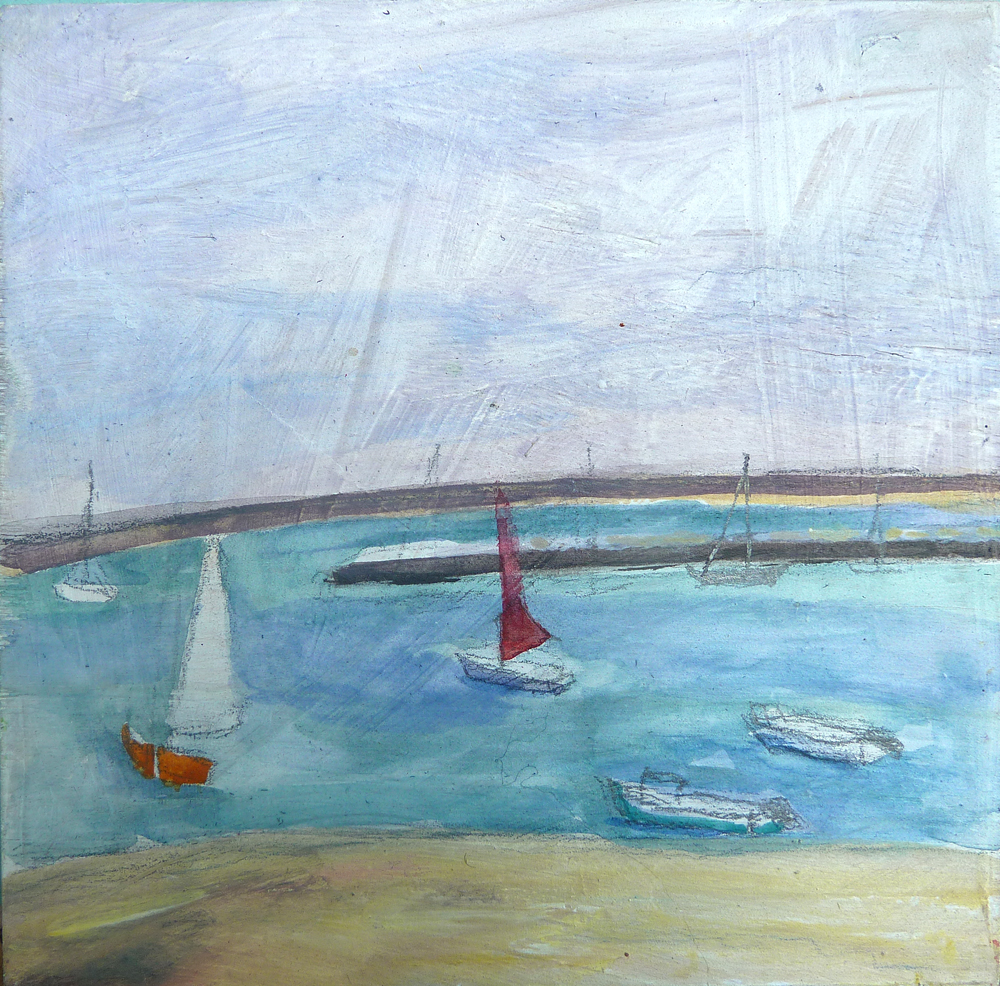 Boats in Provincetown | Nancy Salwen's Daily Paintings